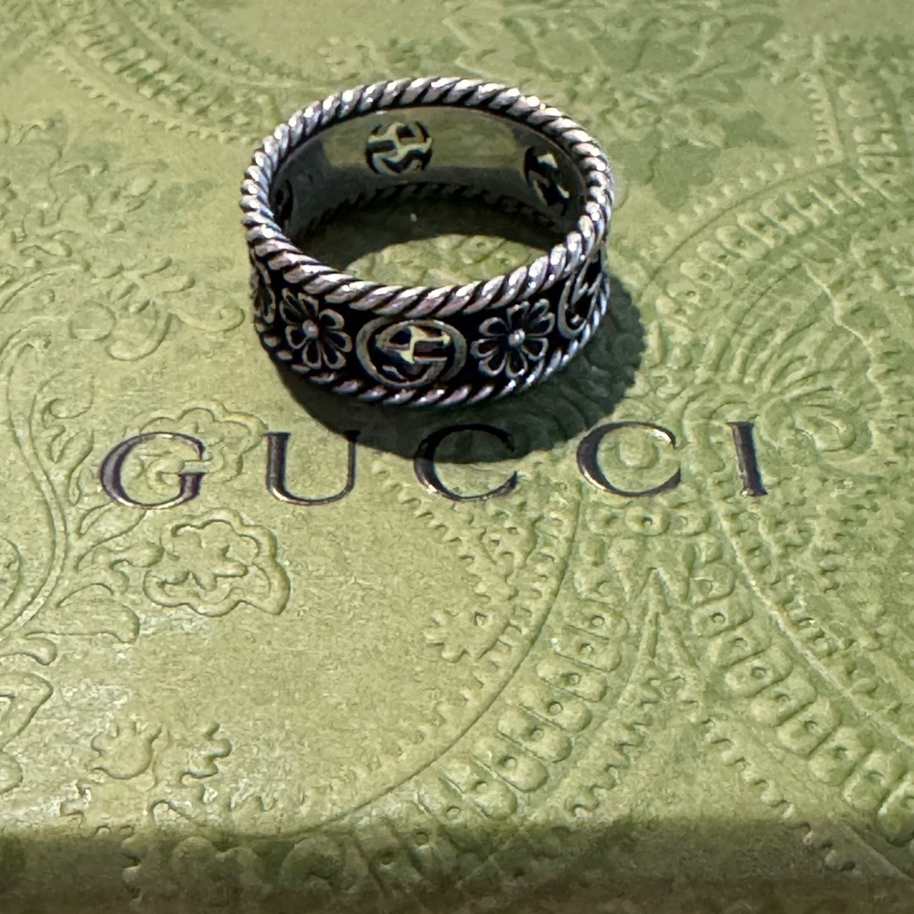 Gucci Silver Ring size‎ 14 - Picture 2 of 12